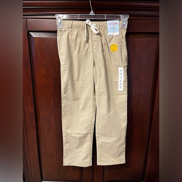 Cat & Jack straight Recto beige pants size 10 NWT - Picture 6 of 9